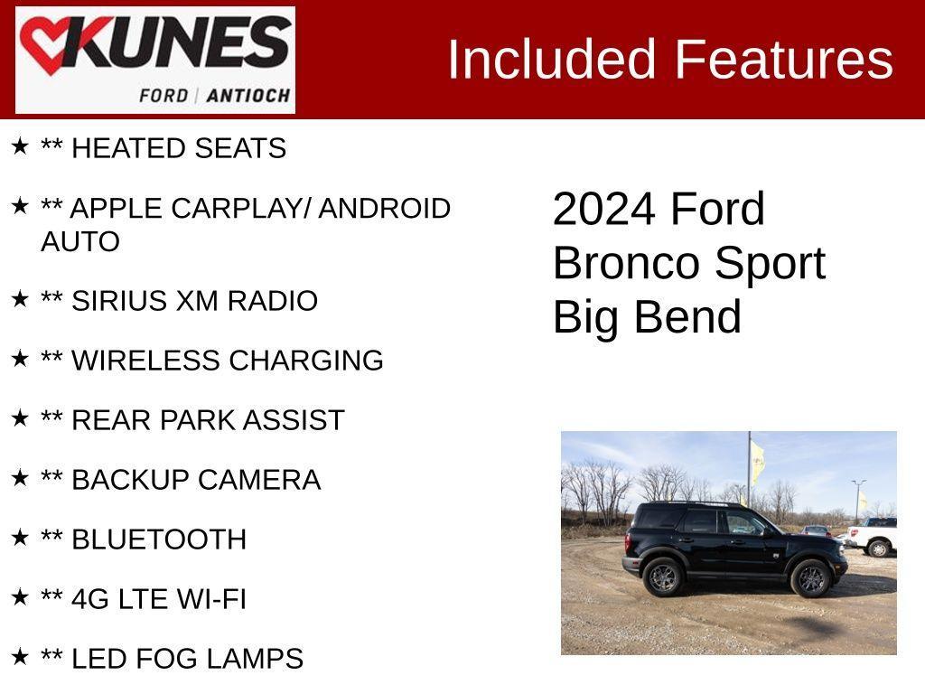 used 2024 Ford Bronco Sport car, priced at $28,237