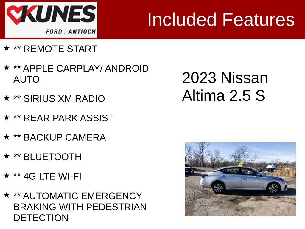 used 2023 Nissan Altima car, priced at $19,438