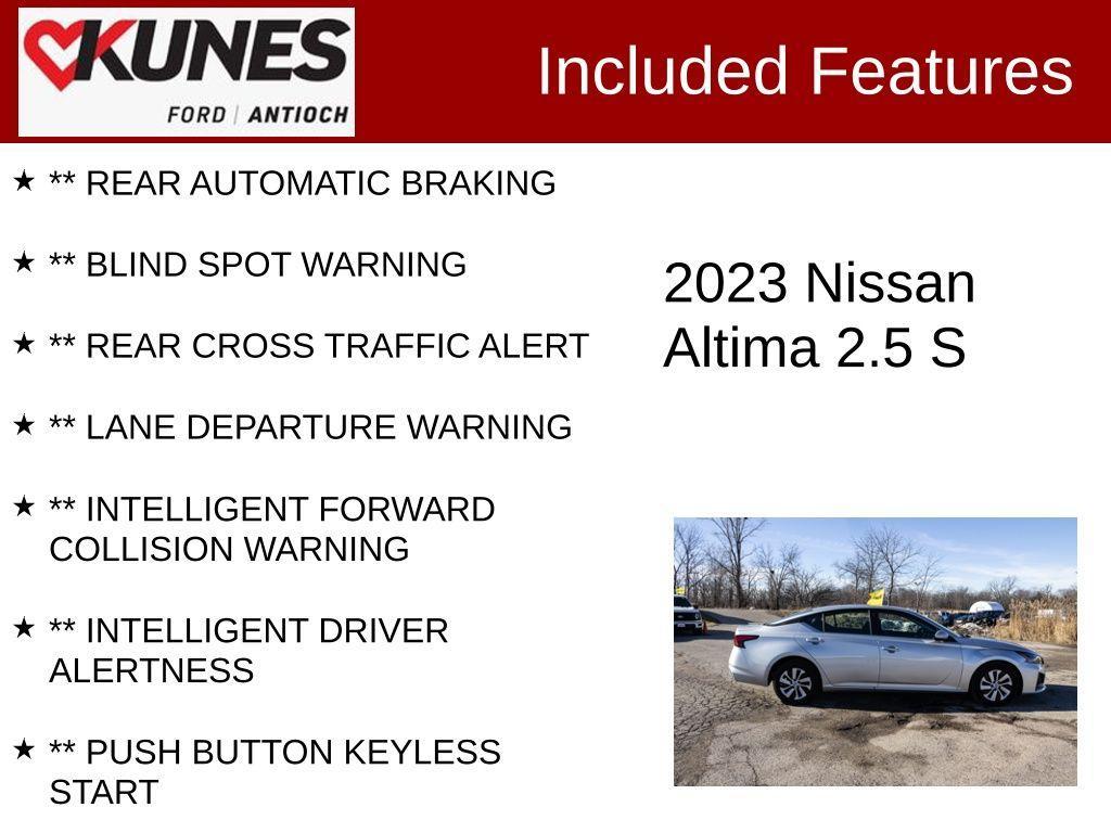 used 2023 Nissan Altima car, priced at $19,438