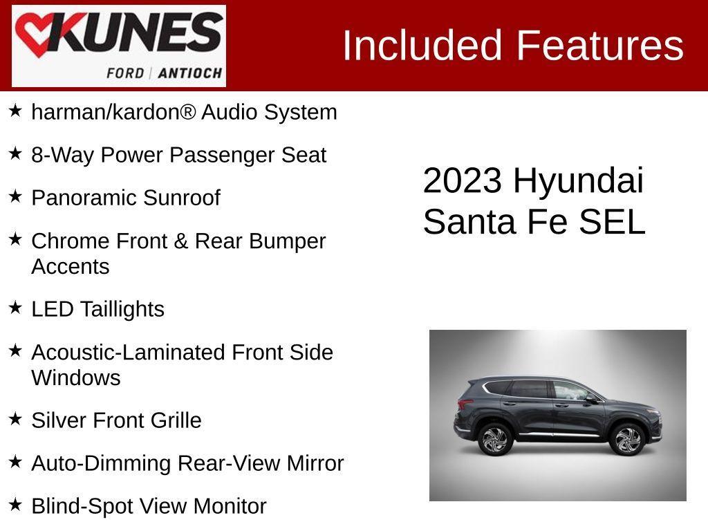 used 2023 Hyundai Santa Fe car, priced at $23,135