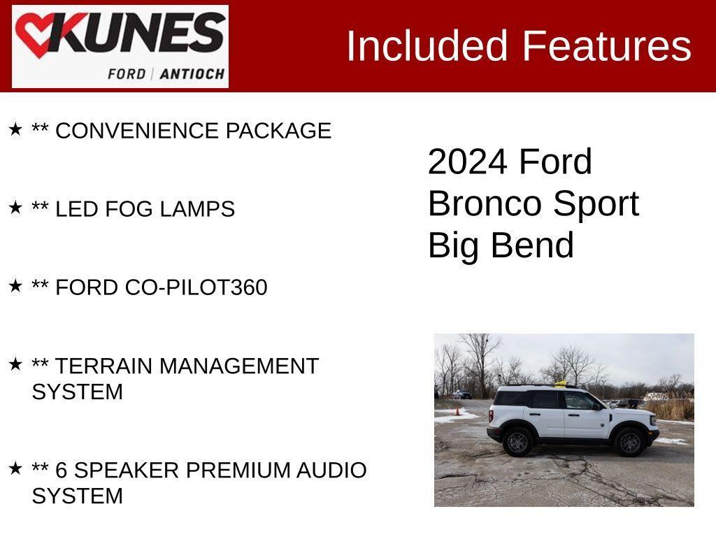 used 2024 Ford Bronco Sport car, priced at $27,359