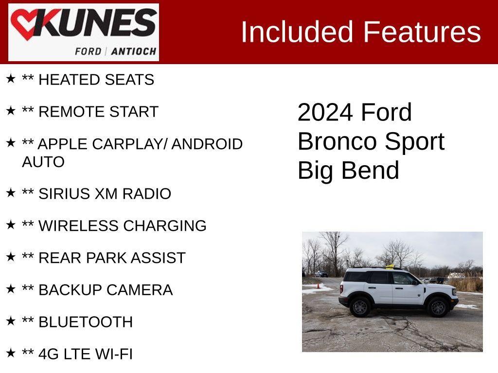 used 2024 Ford Bronco Sport car, priced at $27,359