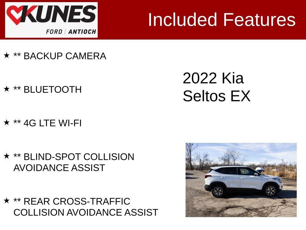 used 2022 Kia Seltos car, priced at $19,597