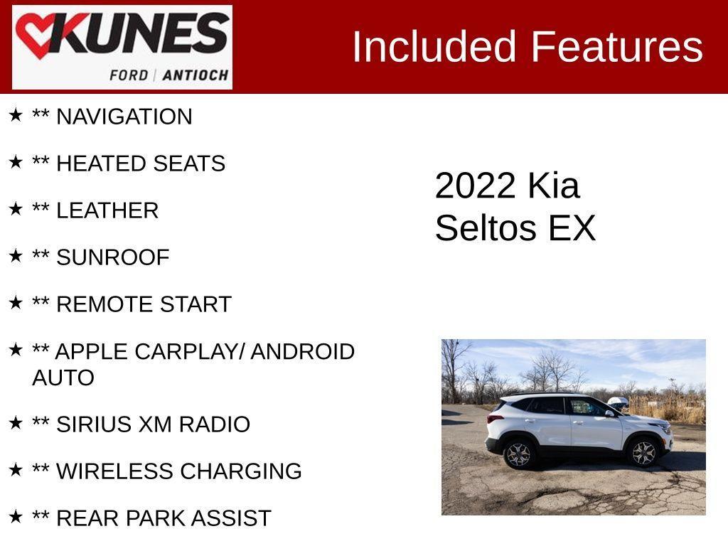 used 2022 Kia Seltos car, priced at $19,597