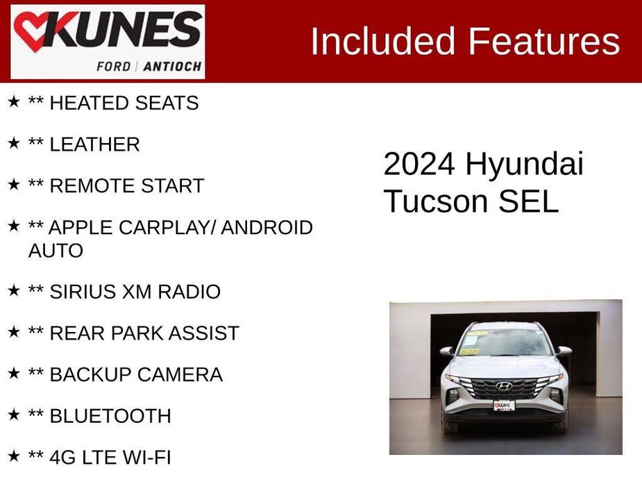 used 2024 Hyundai Tucson car, priced at $20,699