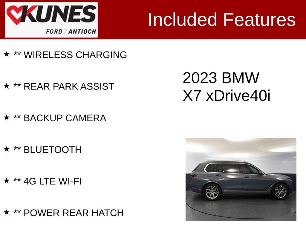 used 2023 BMW X7 car, priced at $53,874