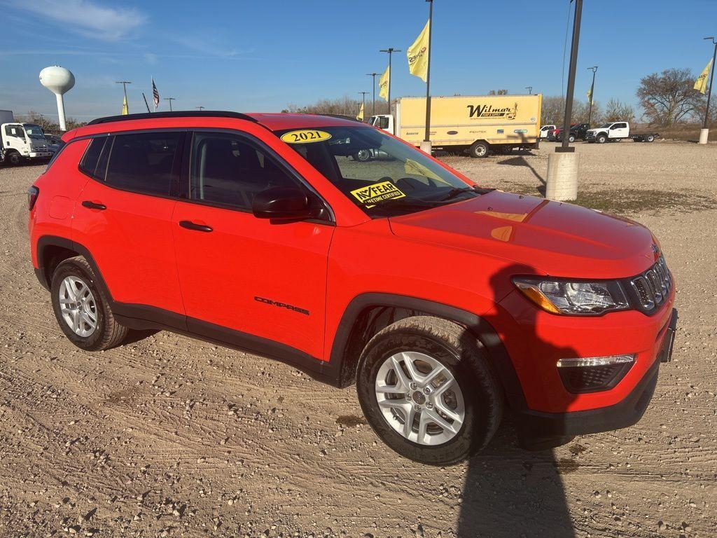 used 2021 Jeep Compass car, priced at $15,994