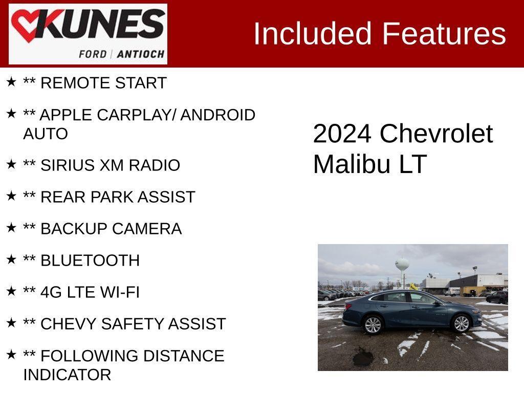 used 2024 Chevrolet Malibu car, priced at $19,999