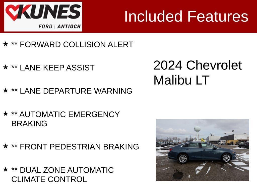 used 2024 Chevrolet Malibu car, priced at $19,999