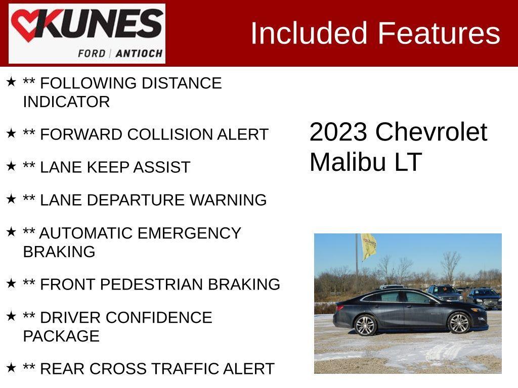 used 2023 Chevrolet Malibu car, priced at $18,543