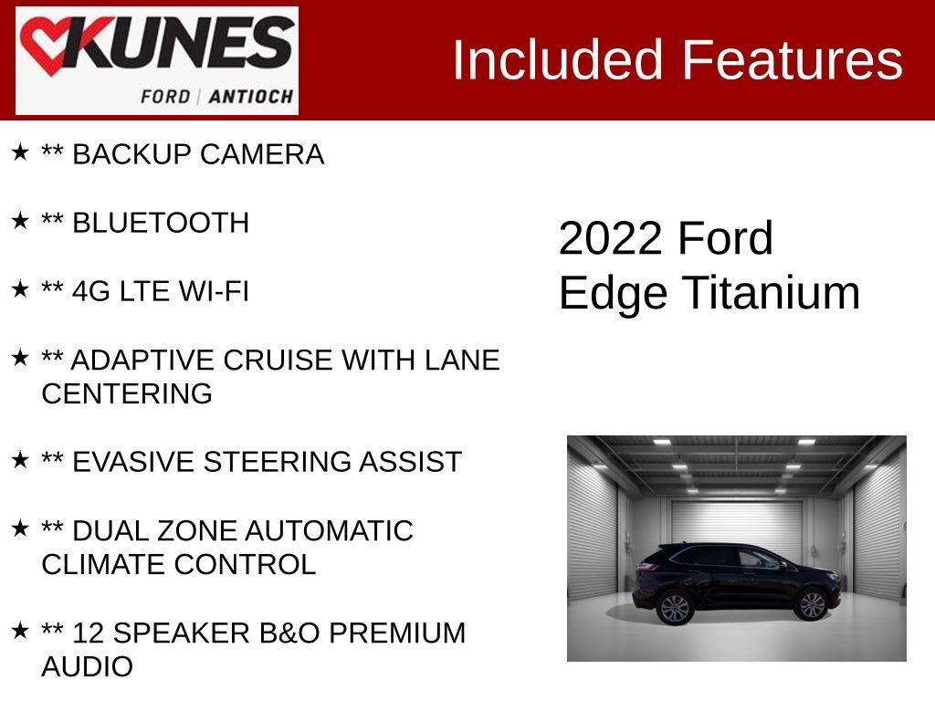 used 2022 Ford Edge car, priced at $20,776