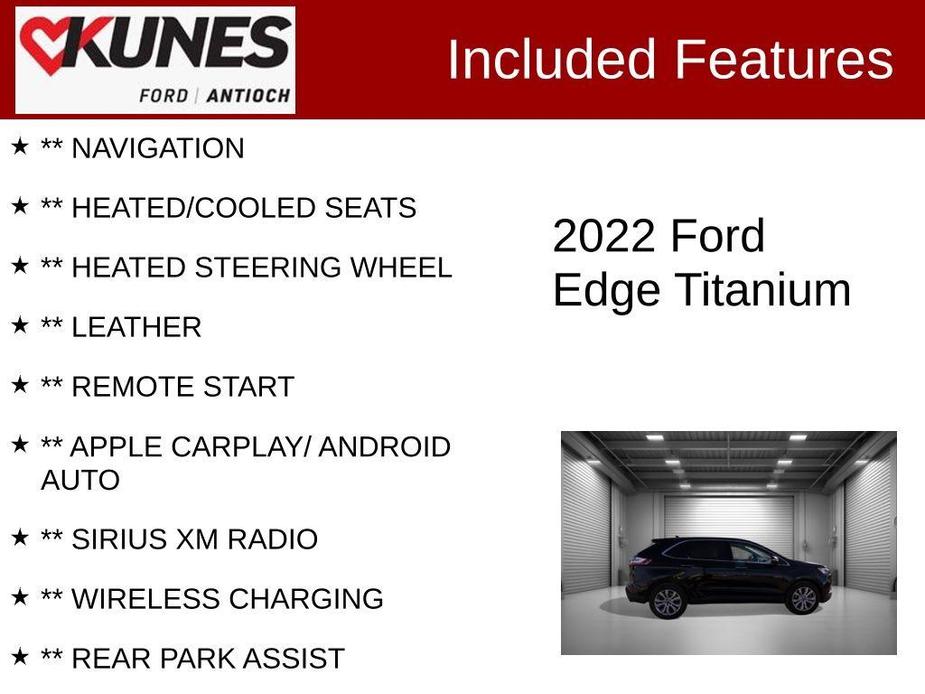 used 2022 Ford Edge car, priced at $20,776