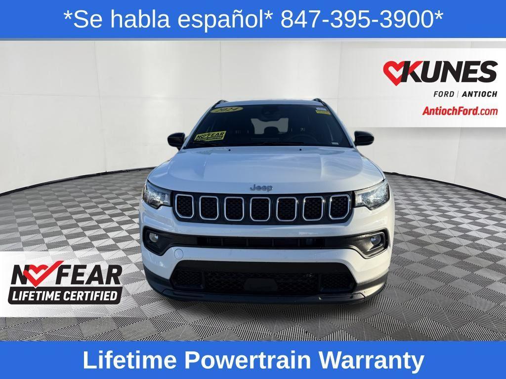used 2024 Jeep Compass car, priced at $20,996