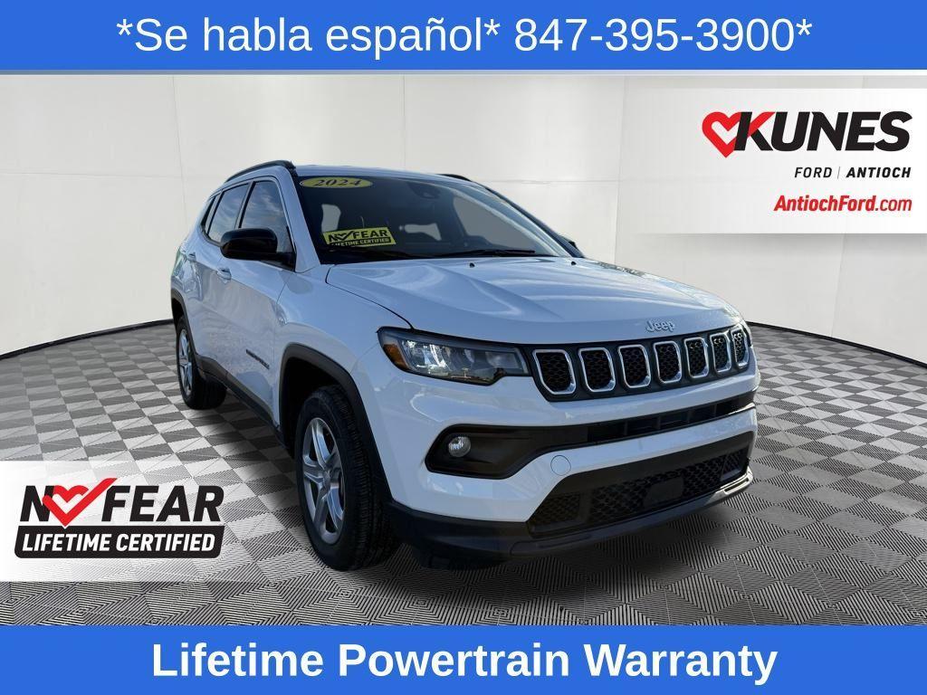 used 2024 Jeep Compass car, priced at $20,996