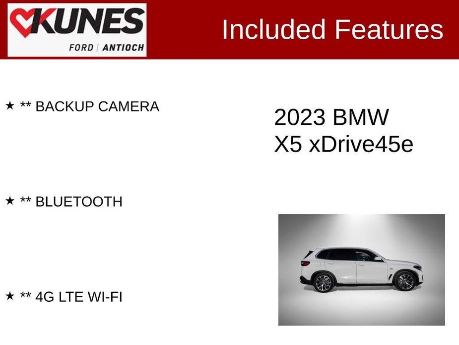 used 2023 BMW X5 PHEV car, priced at $38,999