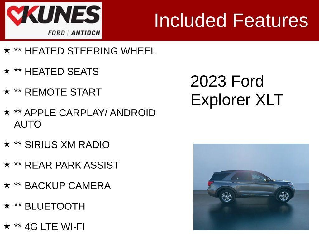 used 2023 Ford Explorer car, priced at $25,904