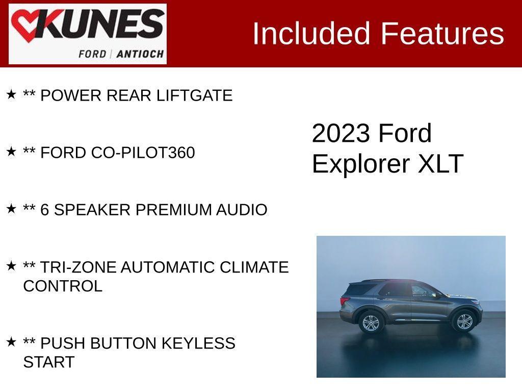 used 2023 Ford Explorer car, priced at $25,904