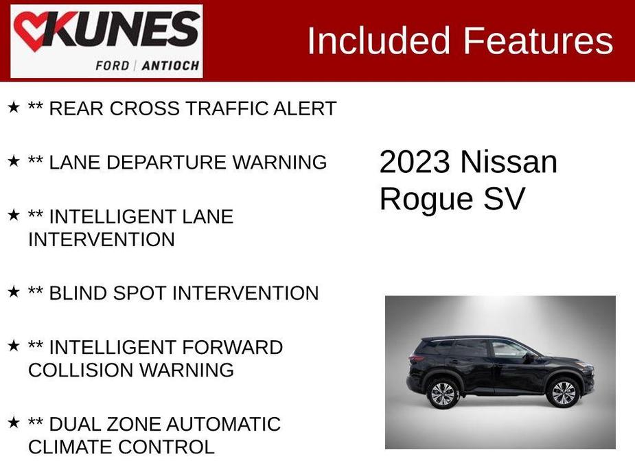 used 2023 Nissan Rogue car, priced at $21,845