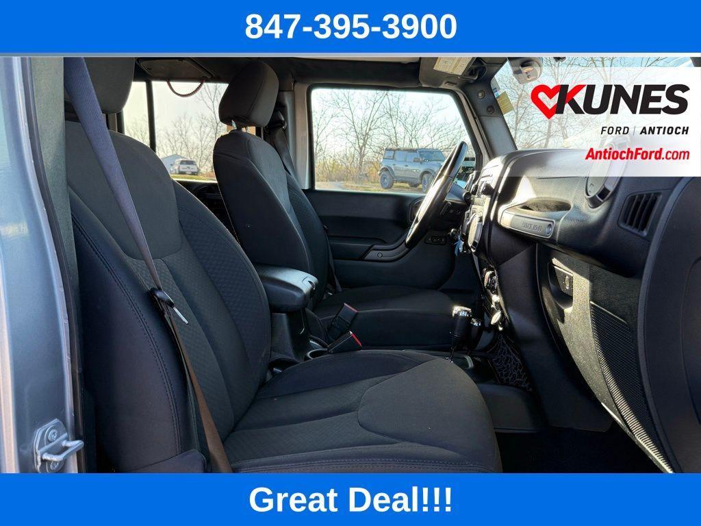 used 2017 Jeep Wrangler Unlimited car, priced at $14,555