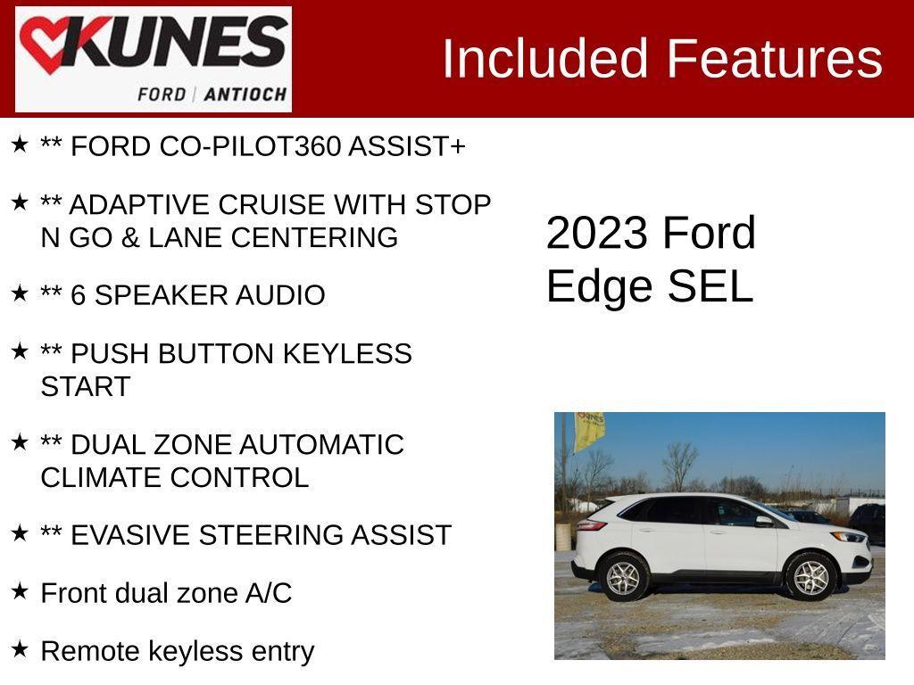 used 2023 Ford Edge car, priced at $21,923