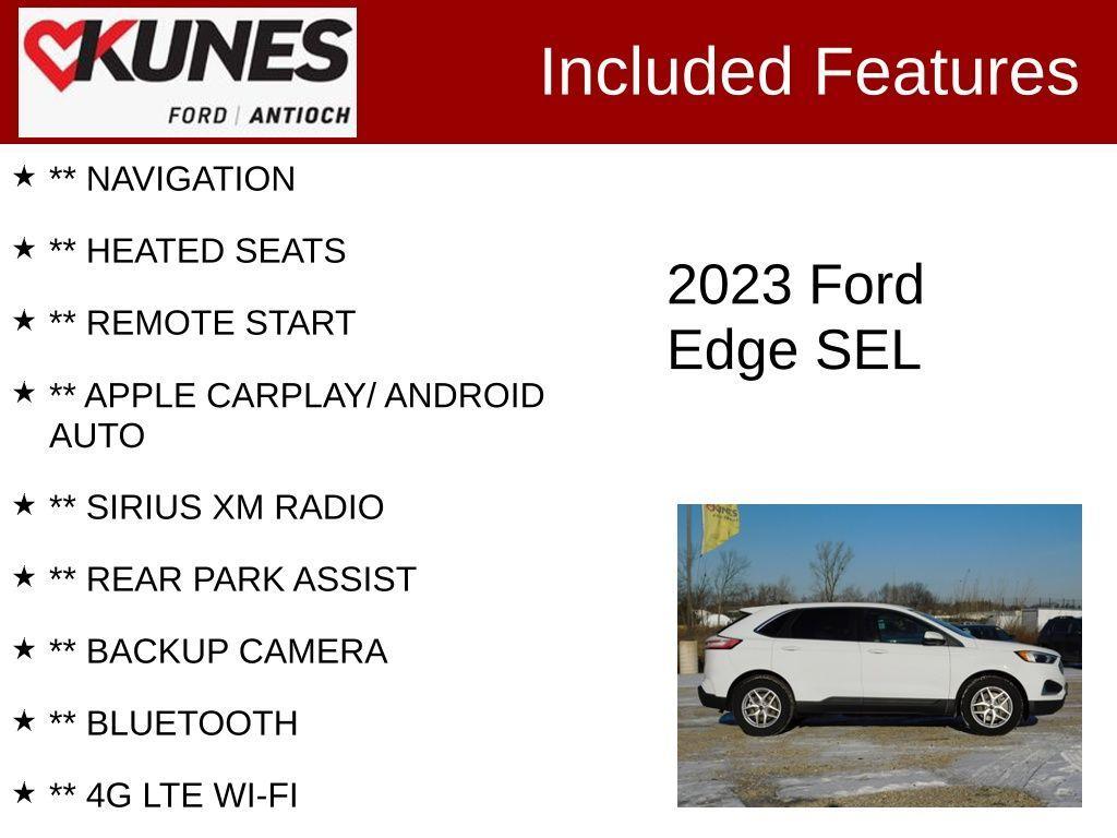 used 2023 Ford Edge car, priced at $21,923