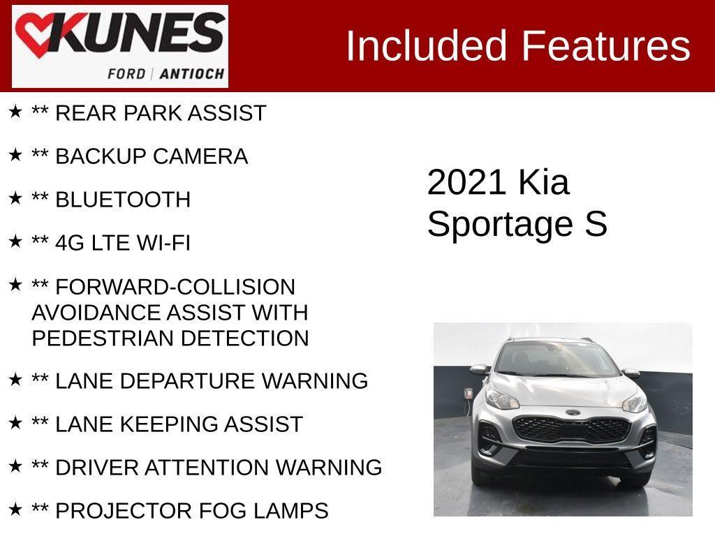 used 2021 Kia Sportage car, priced at $22,259