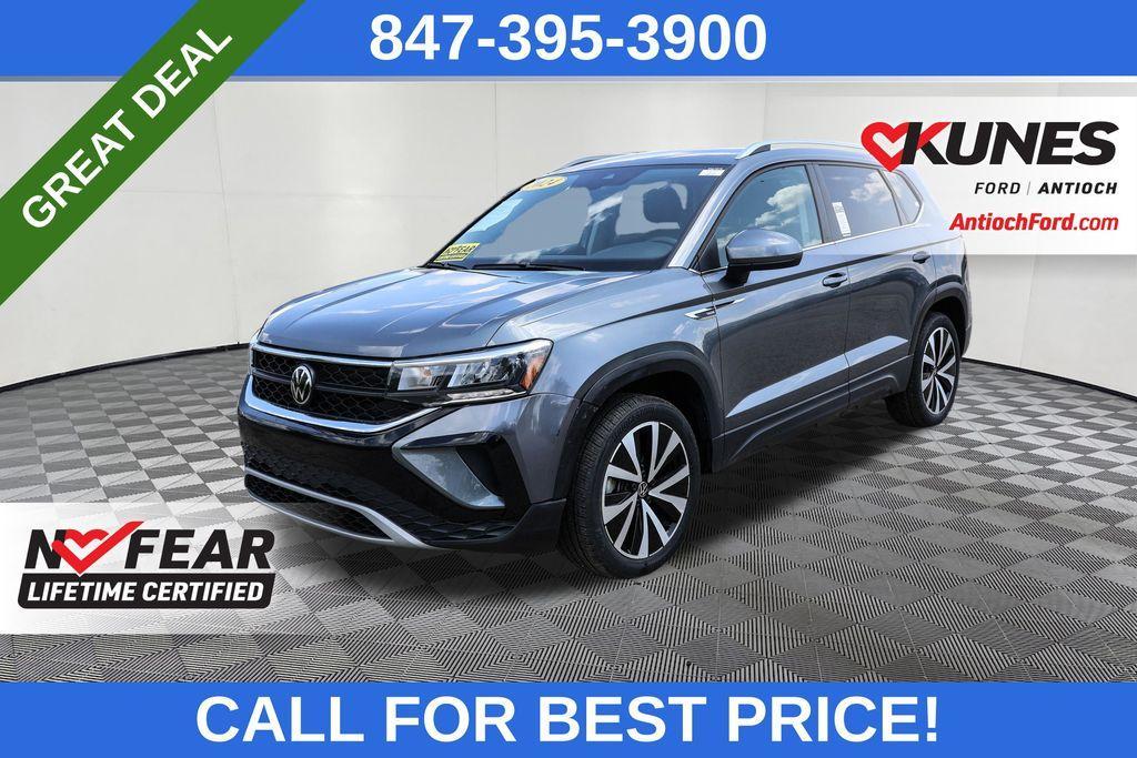 used 2024 Volkswagen Taos car, priced at $22,882