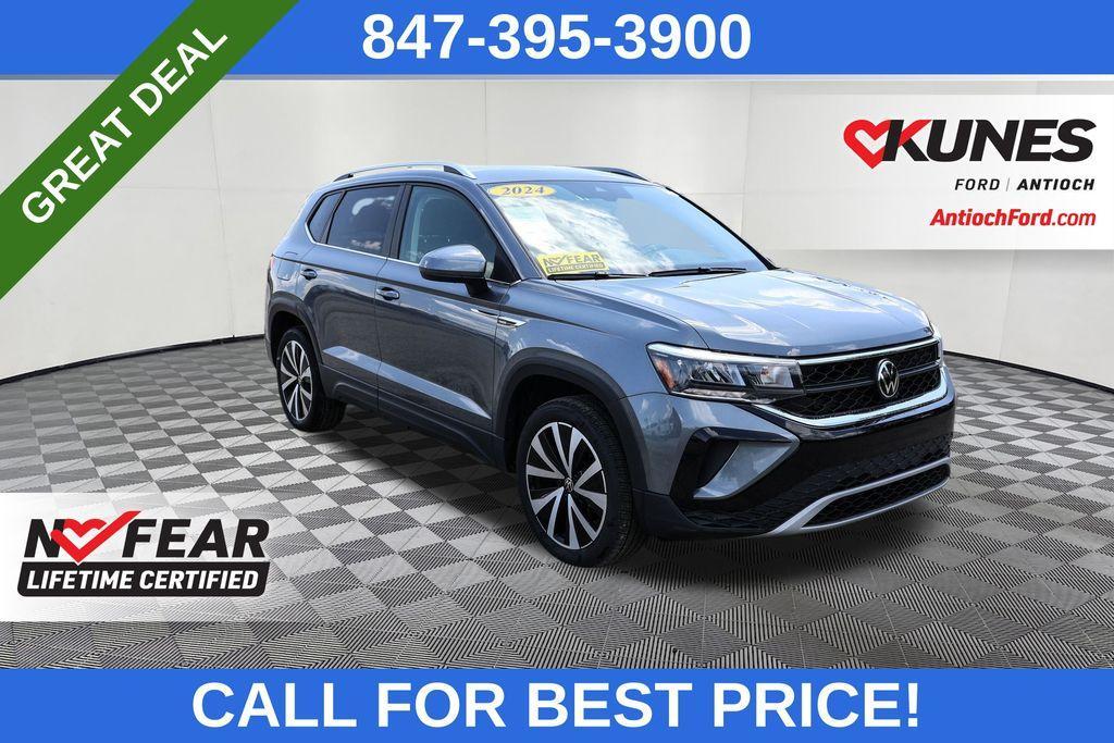 used 2024 Volkswagen Taos car, priced at $22,882