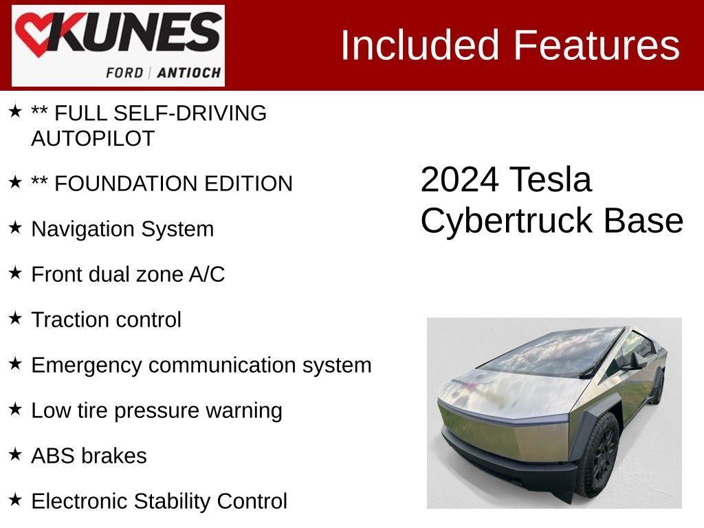 used 2024 Tesla Cybertruck car, priced at $92,799