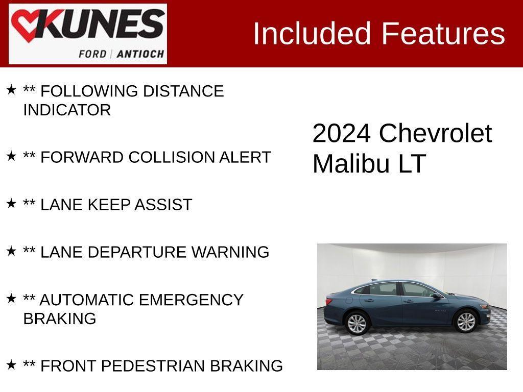 used 2024 Chevrolet Malibu car, priced at $19,793