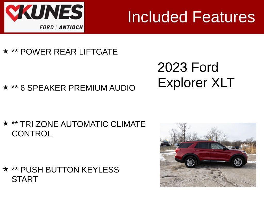 used 2023 Ford Explorer car, priced at $35,511