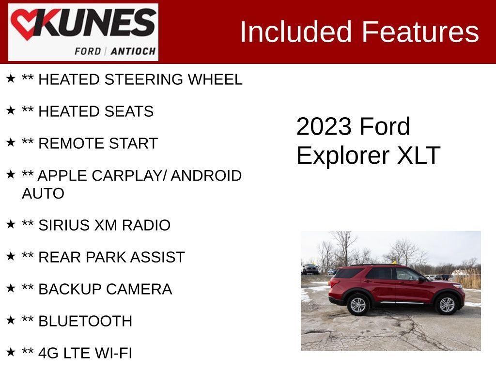 used 2023 Ford Explorer car, priced at $35,511