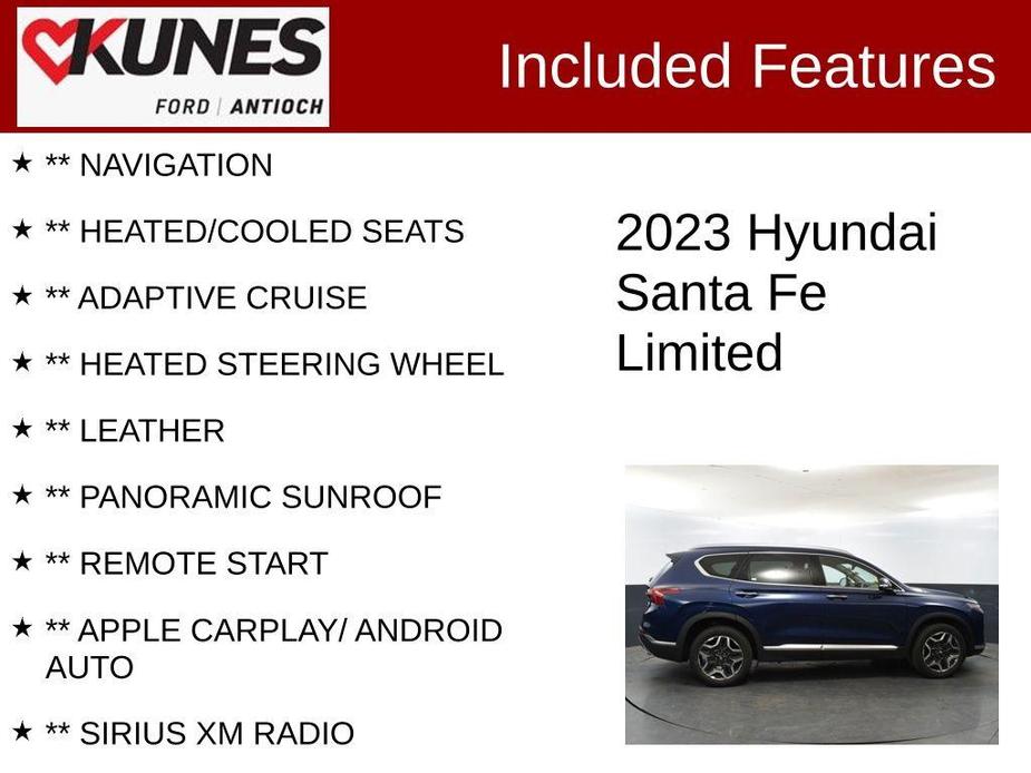 used 2023 Hyundai Santa Fe car, priced at $26,780