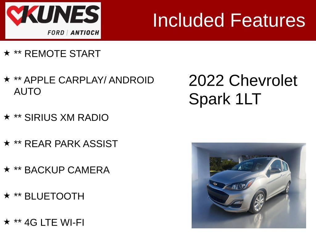 used 2022 Chevrolet Spark car, priced at $12,586