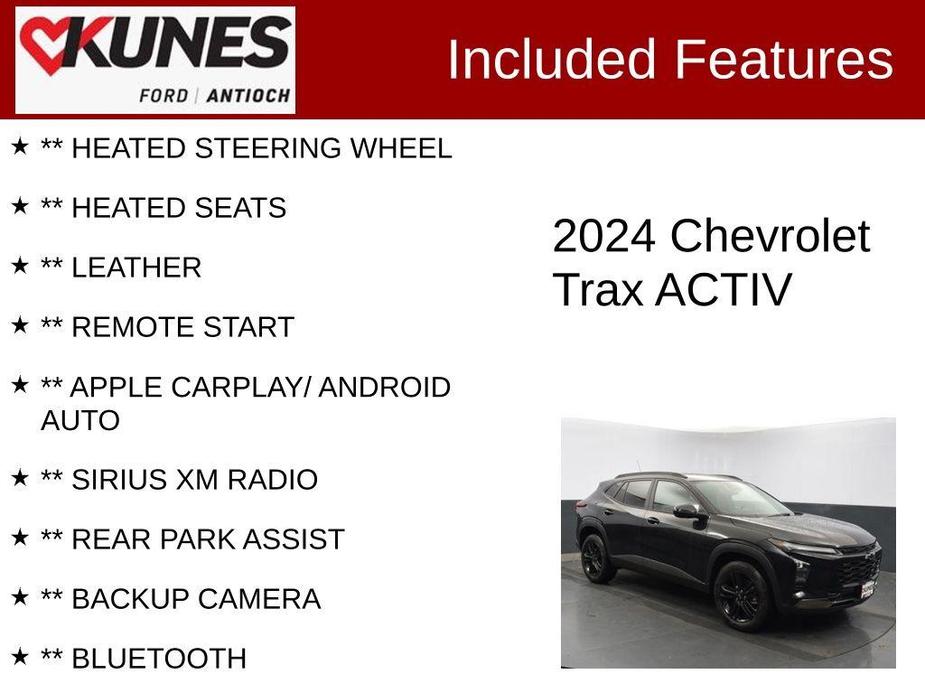 used 2024 Chevrolet Trax car, priced at $22,996