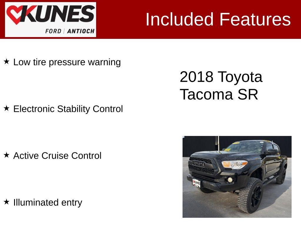 used 2018 Toyota Tacoma car, priced at $23,935