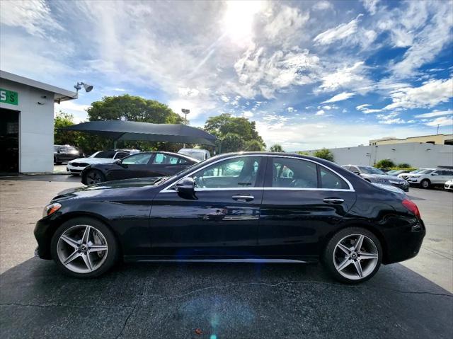used 2018 Mercedes-Benz C-Class car, priced at $21,997