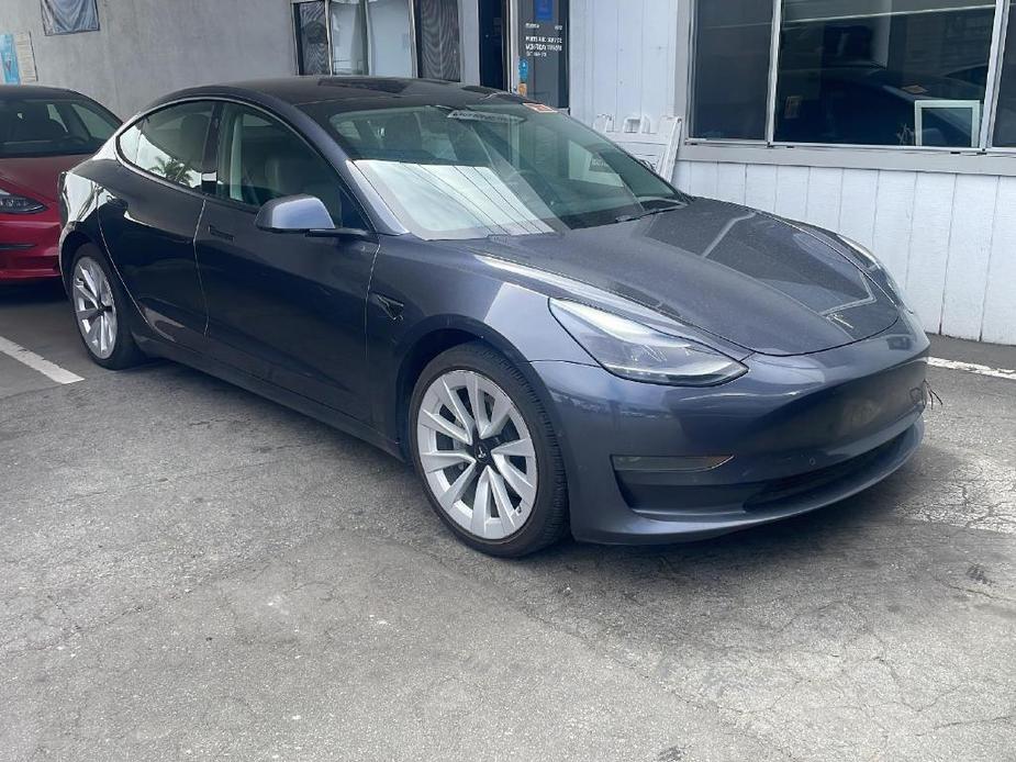 used 2022 Tesla Model 3 car, priced at $19,420