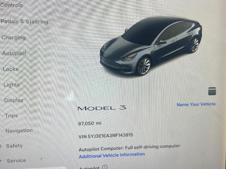 used 2022 Tesla Model 3 car, priced at $19,980