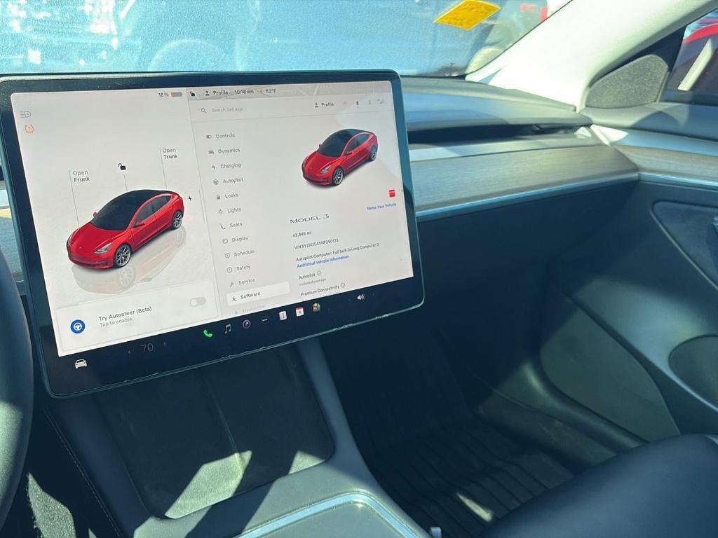 used 2022 Tesla Model 3 car, priced at $22,980
