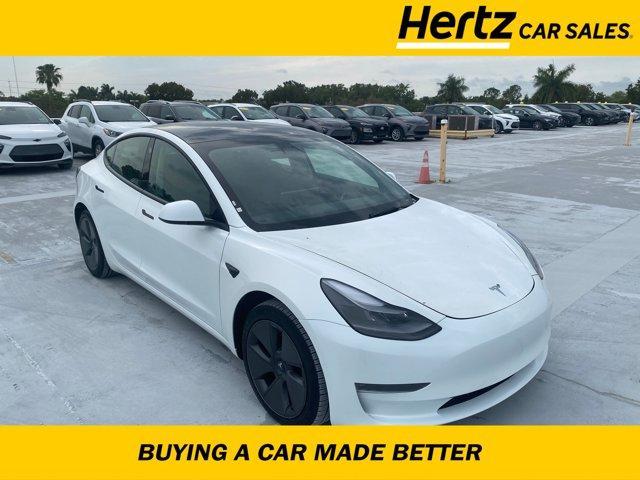 used 2022 Tesla Model 3 car, priced at $29,377