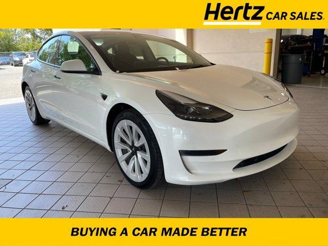 used 2022 Tesla Model 3 car, priced at $28,044