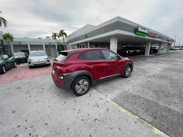 used 2021 Hyundai Kona EV car, priced at $12,575