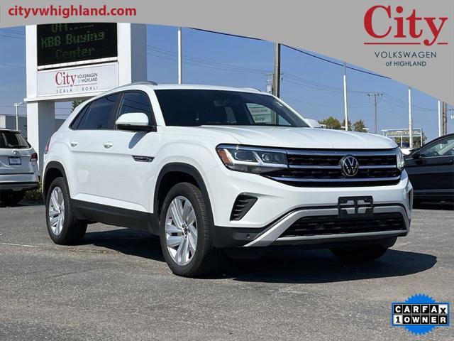 used 2023 Volkswagen Atlas Cross Sport car, priced at $32,590