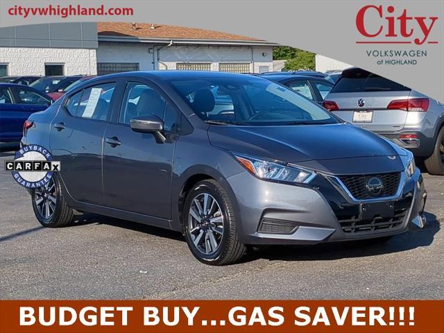 used 2021 Nissan Versa car, priced at $14,699