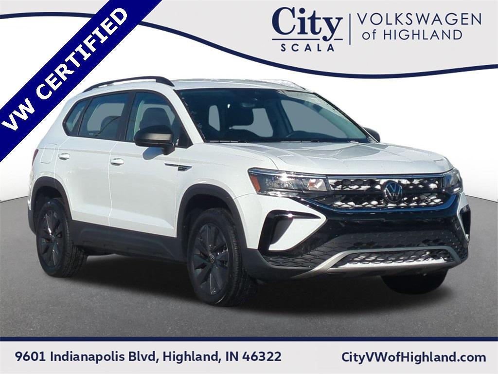 used 2024 Volkswagen Taos car, priced at $19,490
