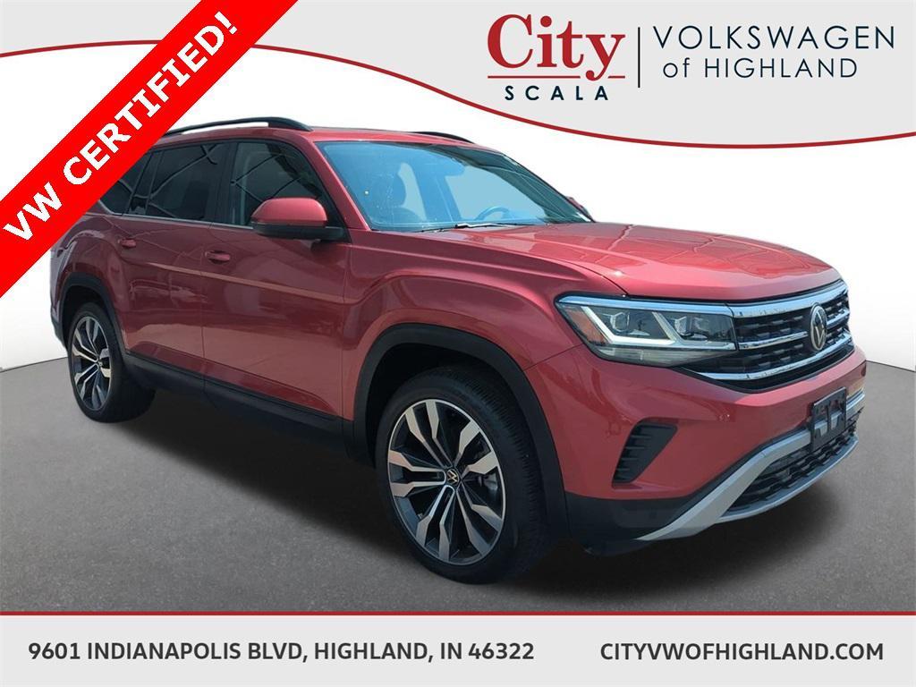 used 2022 Volkswagen Atlas car, priced at $31,000