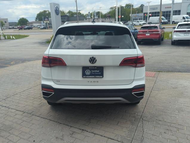 used 2024 Volkswagen Taos car, priced at $21,500