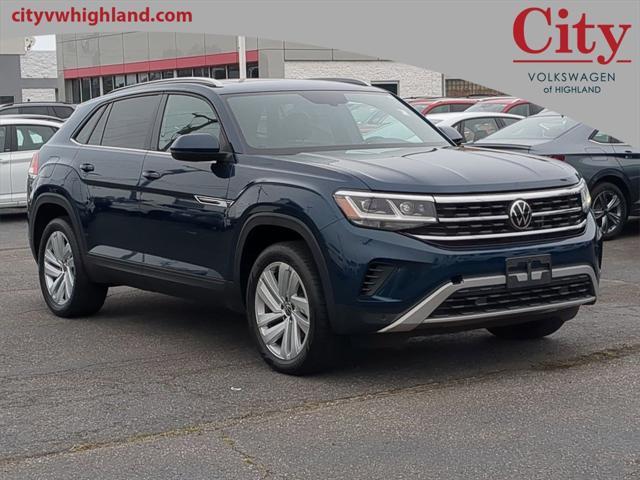 used 2021 Volkswagen Atlas Cross Sport car, priced at $25,890