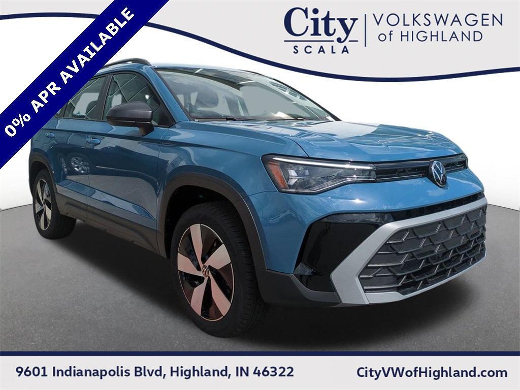 new 2025 Volkswagen Taos car, priced at $26,290